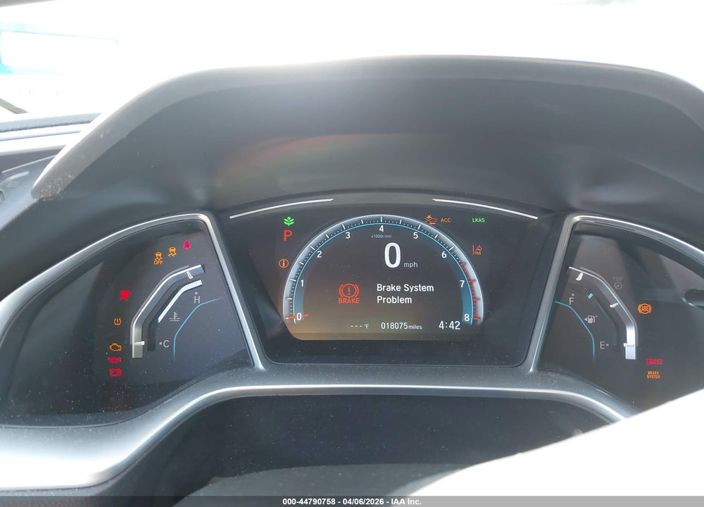 2019 HONDA CIVIC EX VIN: 2HGFC3B3XKH356711