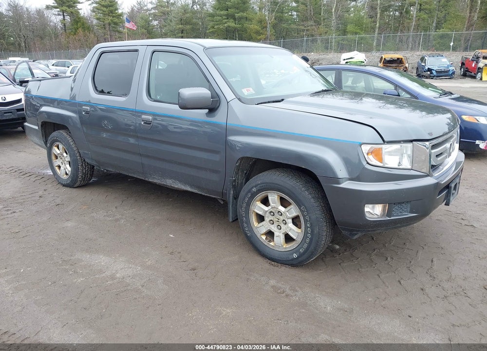 2011 HONDA RIDGELINE RTS VIN: 5FPYK1F48BB004306
