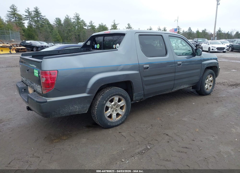 2011 HONDA RIDGELINE RTS VIN: 5FPYK1F48BB004306
