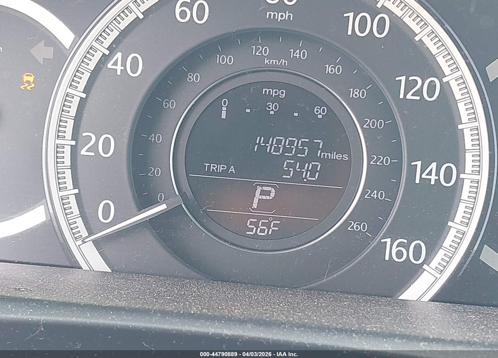 2014 HONDA ACCORD EX VIN: 1HGCR2F73EA198045