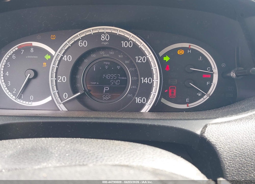 2014 HONDA ACCORD EX VIN: 1HGCR2F73EA198045