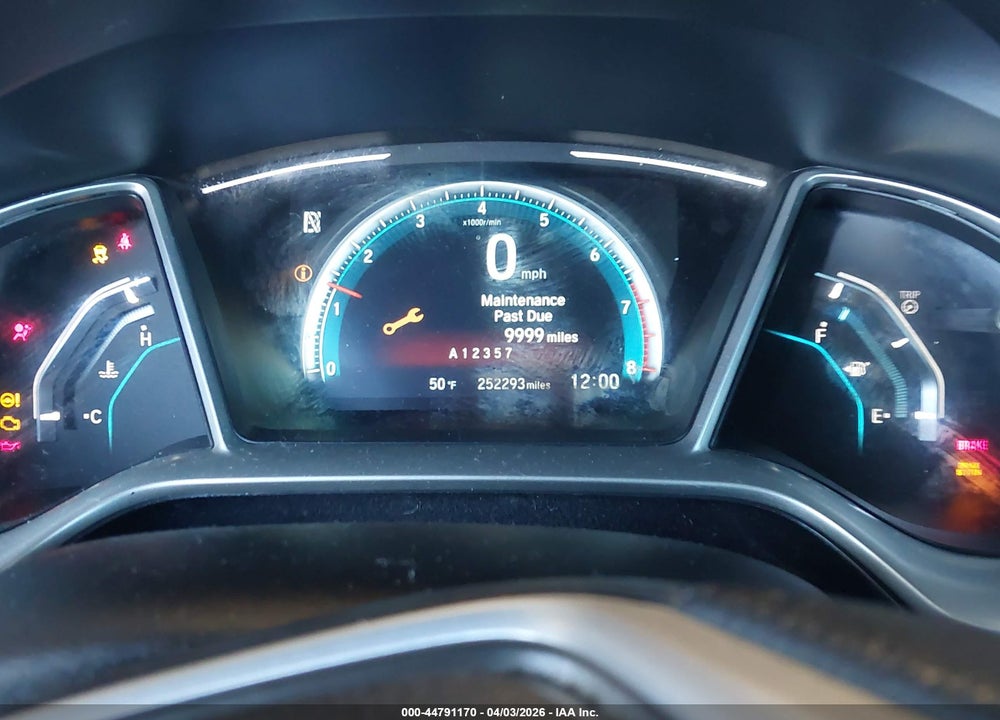 2017 HONDA CIVIC EX VIN: 19XFC2F70HE217262