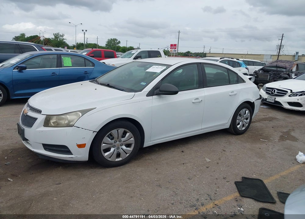 2013 CHEVROLET CRUZE LS AUTO VIN: 1G1PA5SHXD7118722