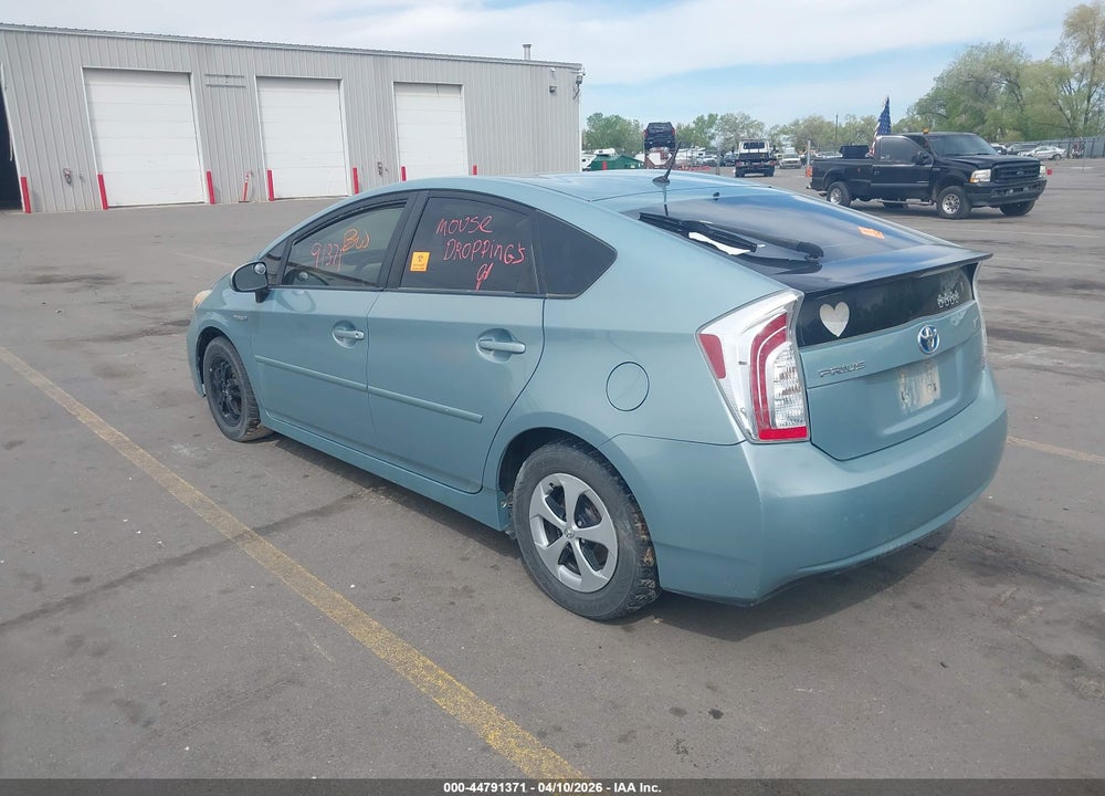 2012 TOYOTA PRIUS TWO VIN: JTDKN3DU5C5498695