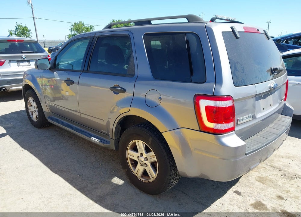 2008 FORD ESCAPE HYBRID VIN: 1FMCU59H58KA43476
