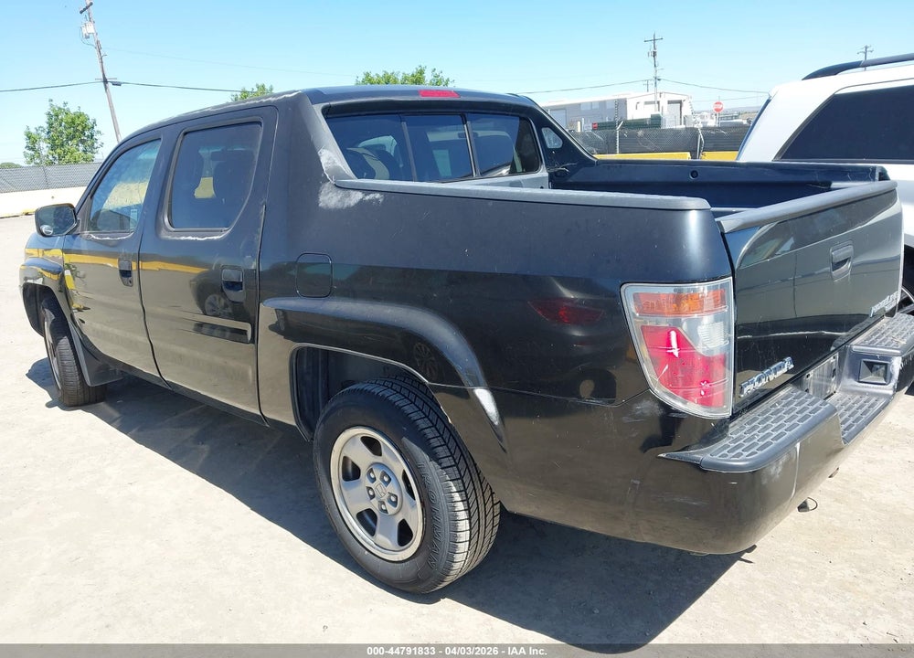2007 HONDA RIDGELINE RT VIN: 2HJYK16217H526960