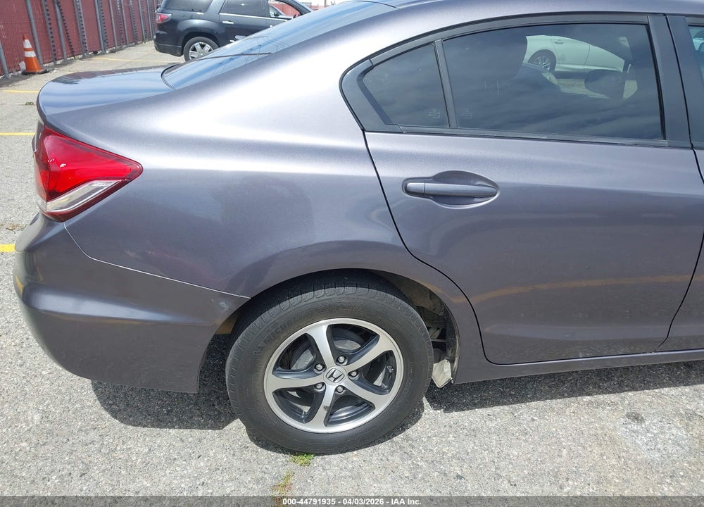 2015 HONDA CIVIC SE VIN: 19XFB2F78FE275460