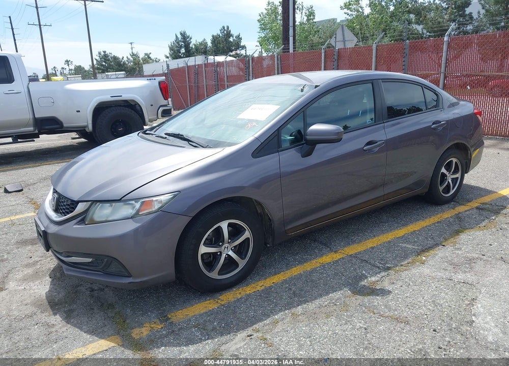 2015 HONDA CIVIC SE VIN: 19XFB2F78FE275460