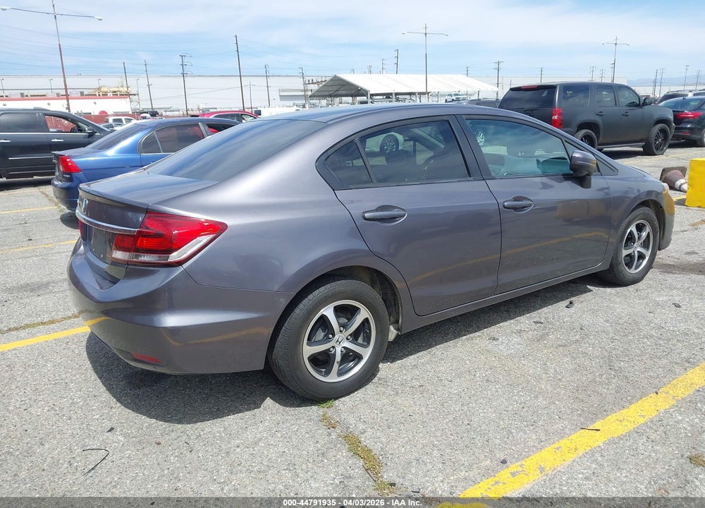 2015 HONDA CIVIC SE VIN: 19XFB2F78FE275460