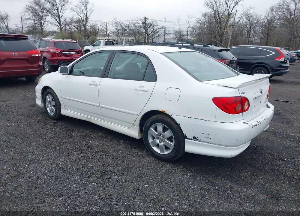 2008 TOYOTA COROLLA S VIN: 2T1BR32EX8C906683