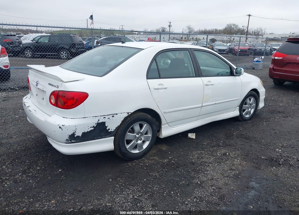 2008 TOYOTA COROLLA S VIN: 2T1BR32EX8C906683
