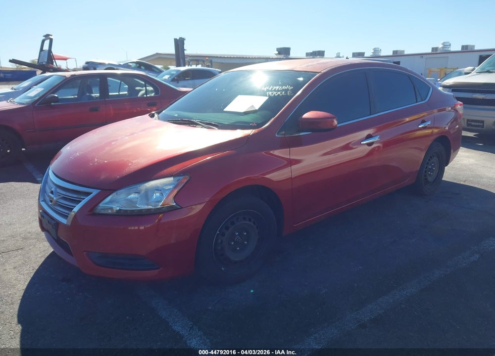 2014 NISSAN SENTRA SV VIN: 3N1AB7AP9EY342002