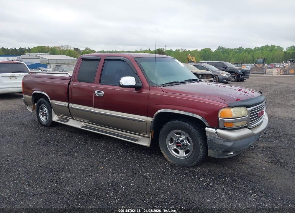 1999 GMC SIERRA 1500 SLE VIN: 2GTEC19TXX1522942