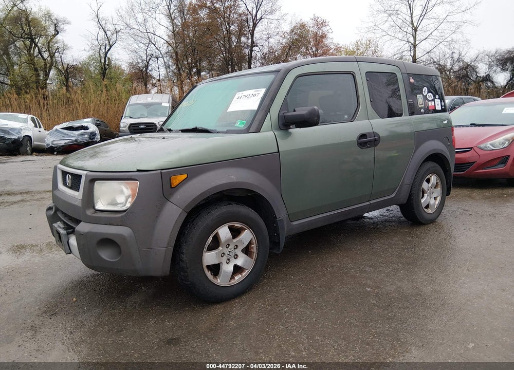 2003 HONDA ELEMENT EX VIN: 5J6YH28553L043348