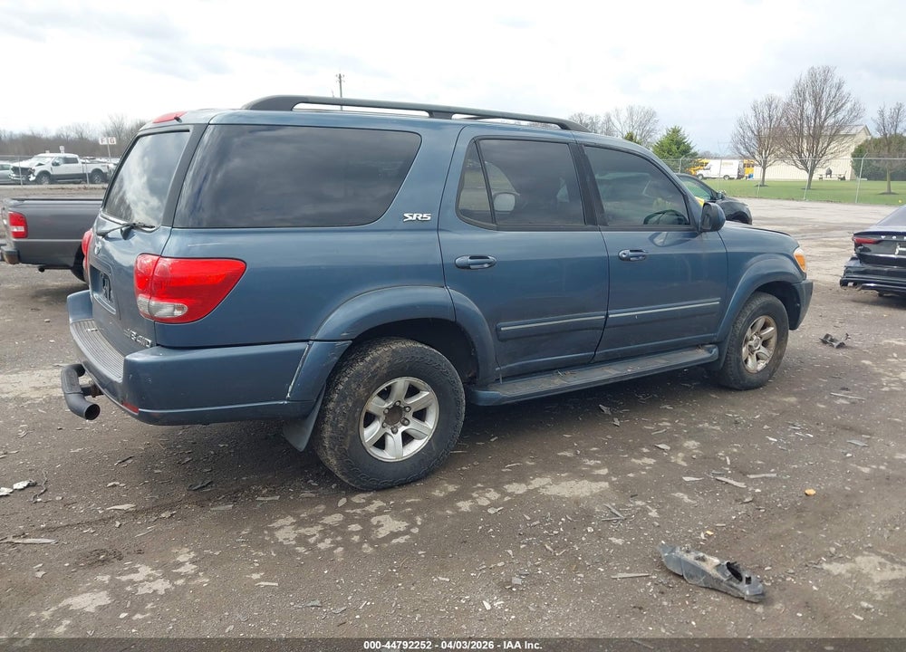 2005 TOYOTA SEQUOIA SR5 V8 VIN: 5TDBT44A15S254041