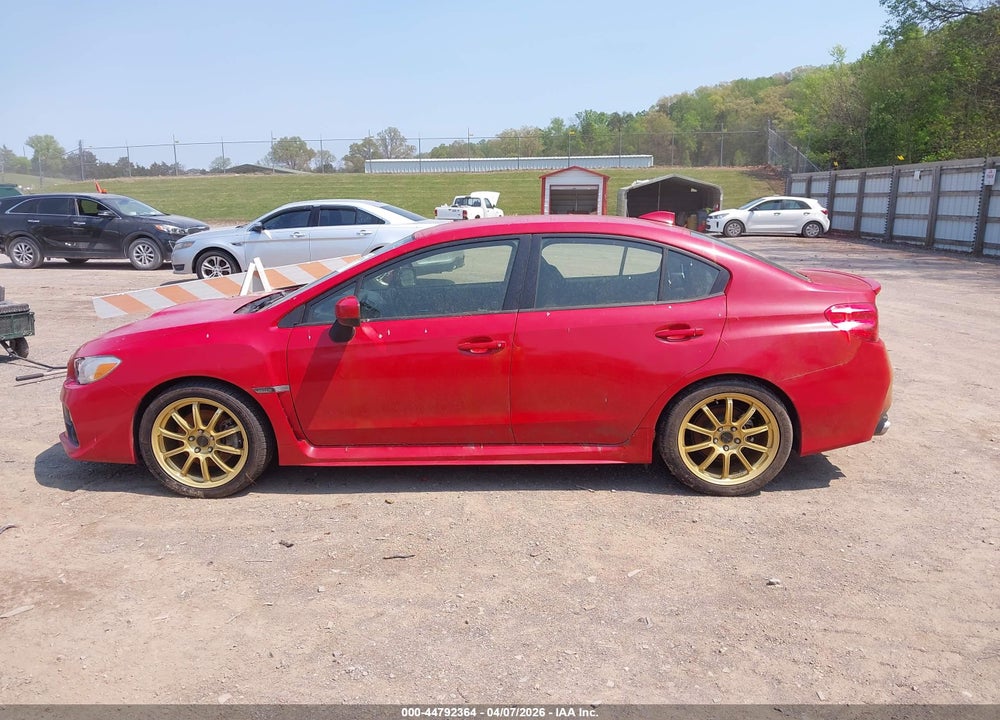 2017 SUBARU WRX VIN: JF1VA1B65H9801420