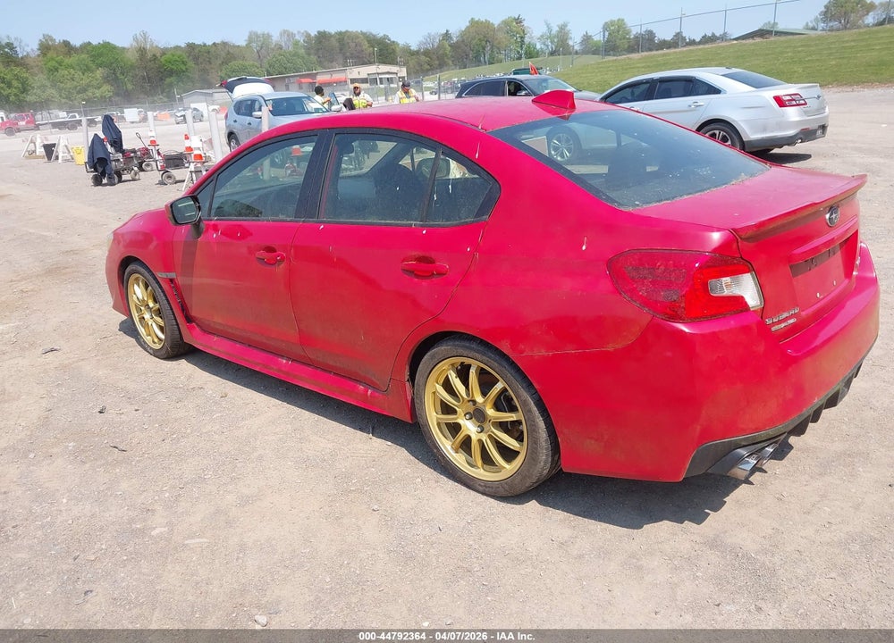 2017 SUBARU WRX VIN: JF1VA1B65H9801420