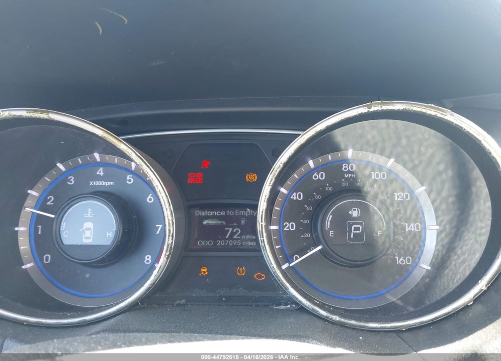 2013 HYUNDAI SONATA GLS VIN: 5NPEB4AC8DH511223