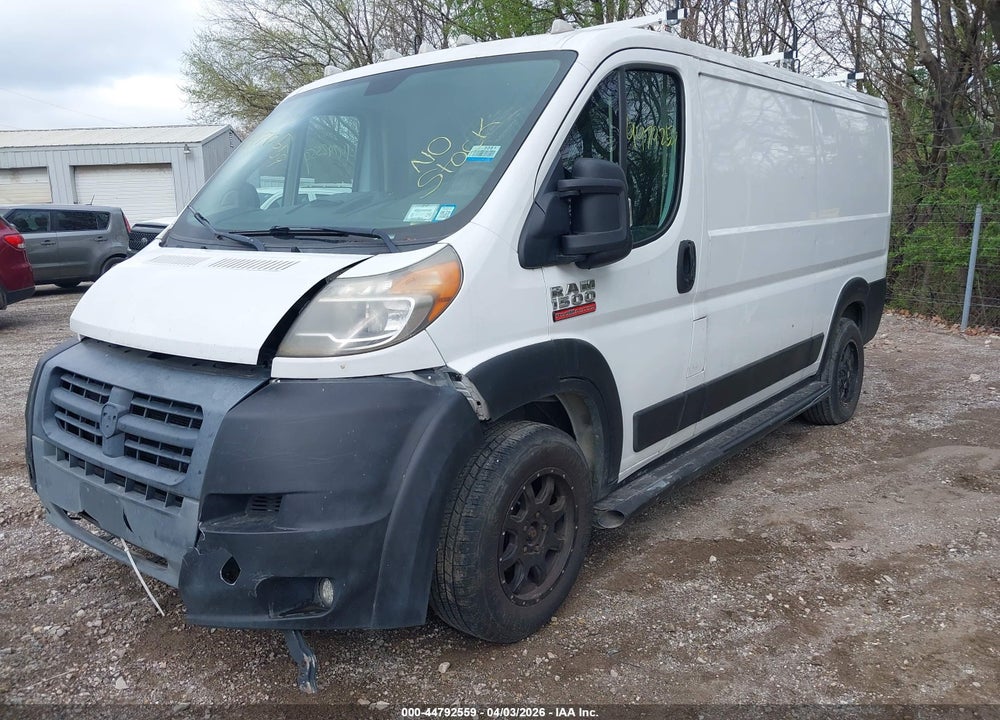 2016 RAM PROMASTER 1500 LOW ROOF VIN: 3C6TRVAG0GE114262