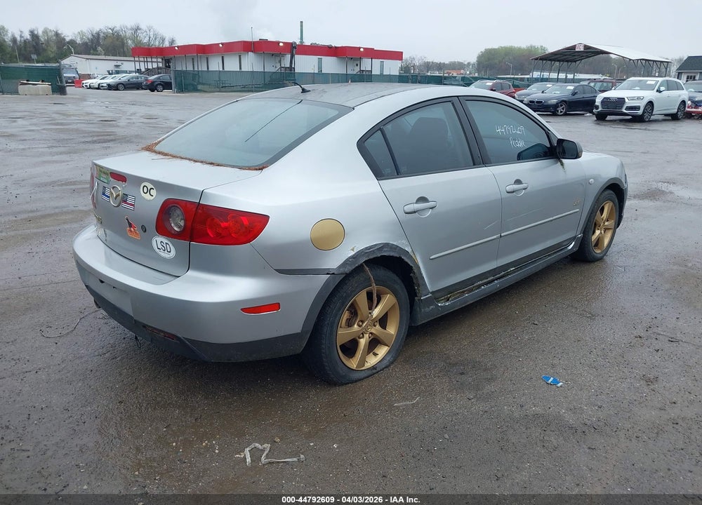 2005 MAZDA 3 I VIN: JM1BK12FX51245481