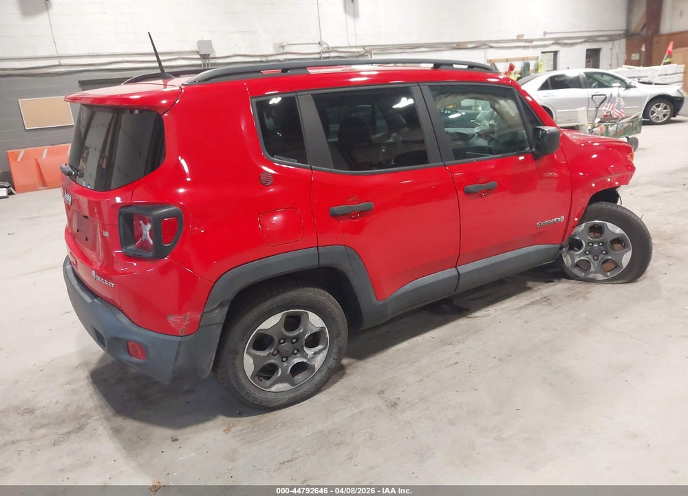 2018 JEEP RENEGADE SPORT 4X4 VIN: ZACCJBAB4JPG85542