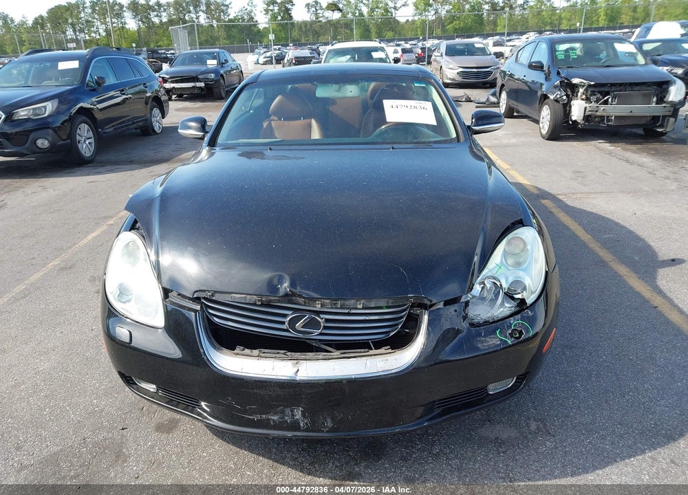 2002 LEXUS SC 430 VIN: JTHFN48Y820018860