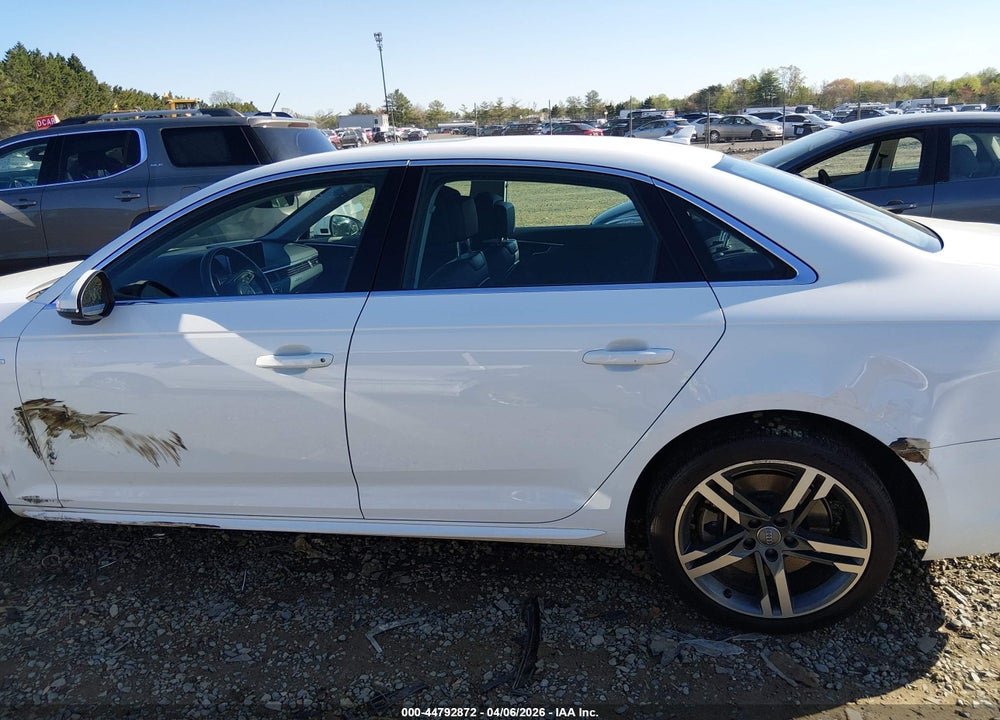2017 AUDI A4 2.0T PREMIUM VIN: WAUENAF46HN040621