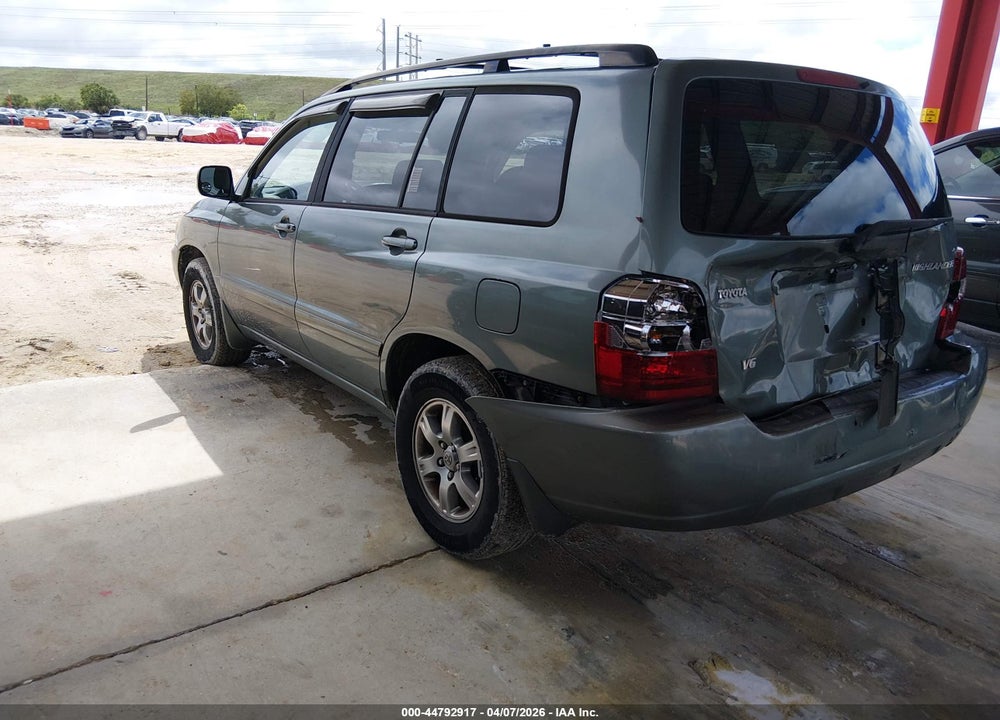 2007 TOYOTA HIGHLANDER V6 VIN: JTEDP21A270137236