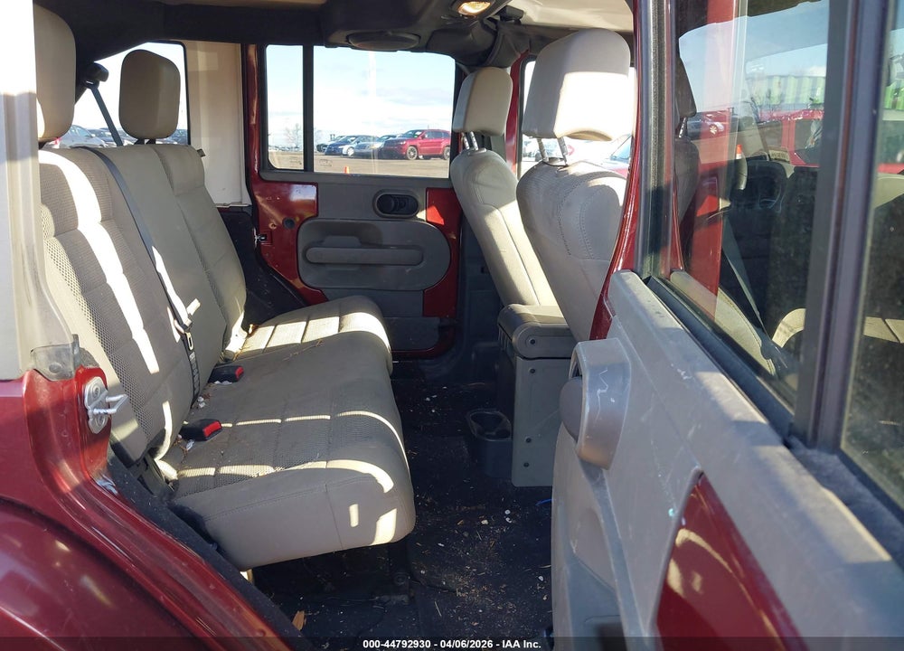 2007 JEEP WRANGLER UNLIMITED SAHARA VIN: 1J8GA591X7L106428
