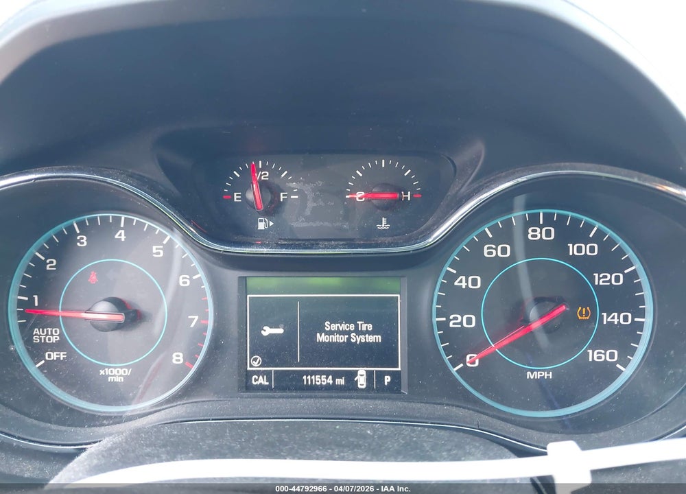 2017 CHEVROLET CRUZE LT AUTO VIN: 1G1BE5SM0H7144876