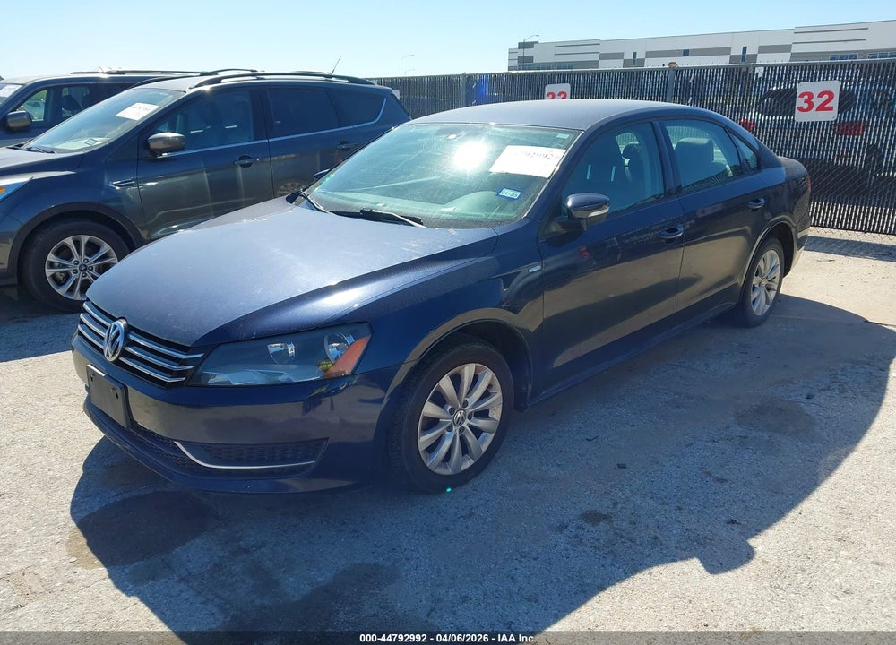 2014 VOLKSWAGEN PASSAT 1.8T WOLFSBURG EDITION VIN: 1VWAT7A36EC102290