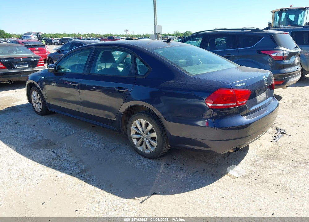 2014 VOLKSWAGEN PASSAT 1.8T WOLFSBURG EDITION VIN: 1VWAT7A36EC102290