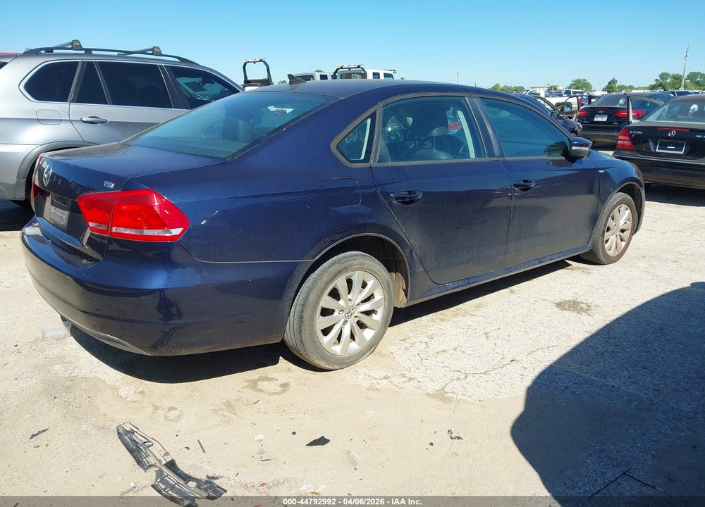 2014 VOLKSWAGEN PASSAT 1.8T WOLFSBURG EDITION VIN: 1VWAT7A36EC102290