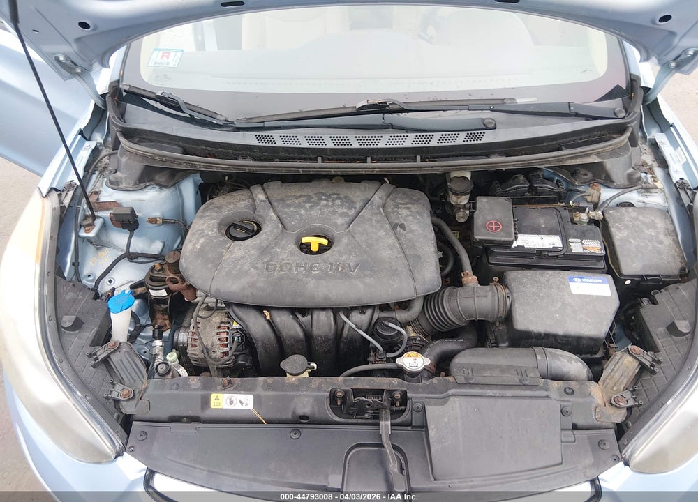 2012 HYUNDAI ELANTRA VIN: KMHDH4AE8CU439547