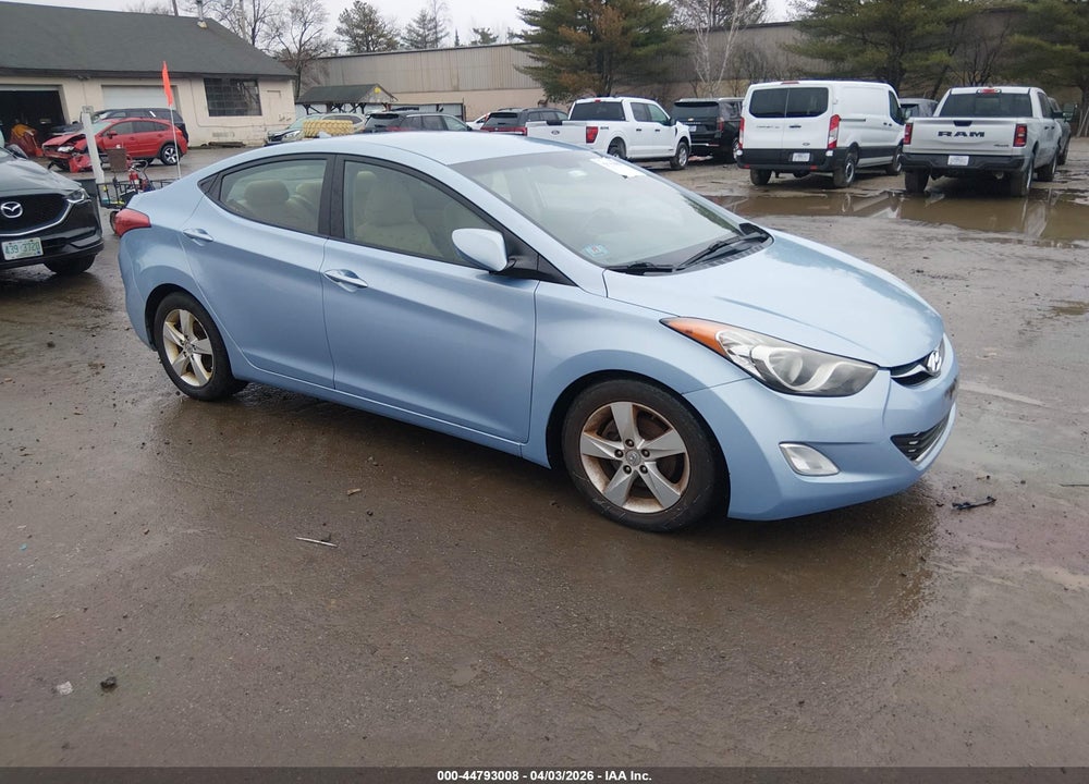 2012 HYUNDAI ELANTRA VIN: KMHDH4AE8CU439547