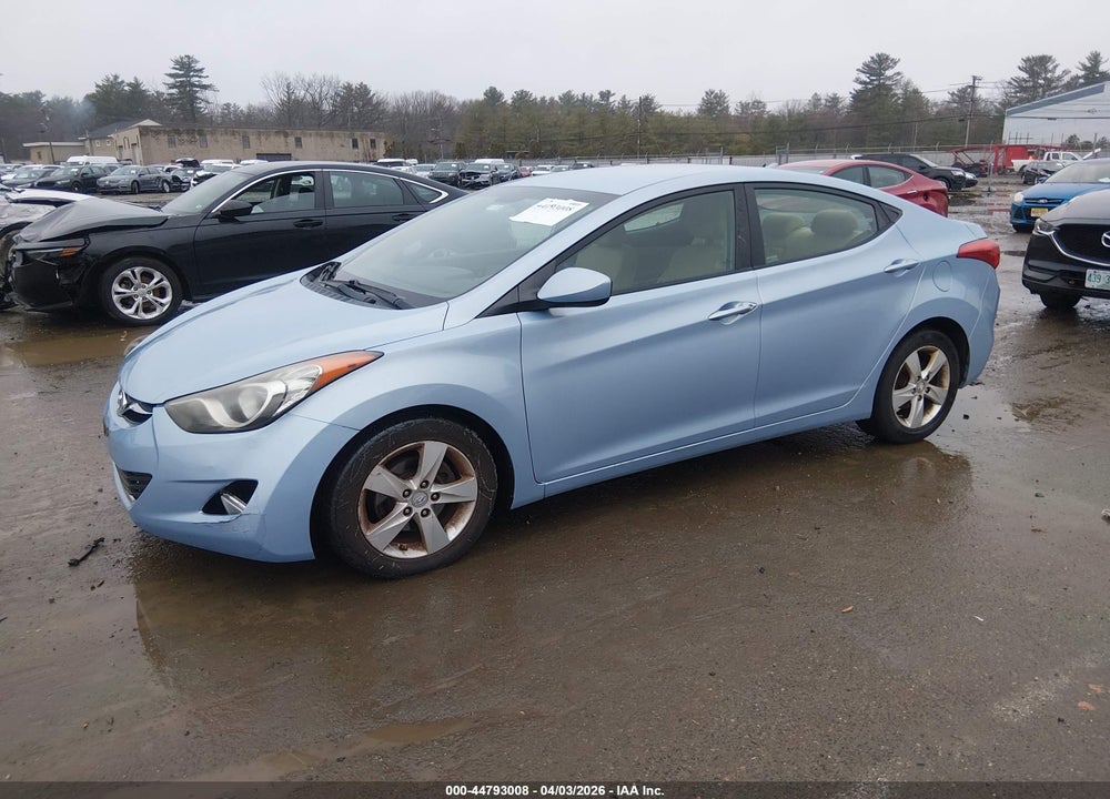2012 HYUNDAI ELANTRA VIN: KMHDH4AE8CU439547