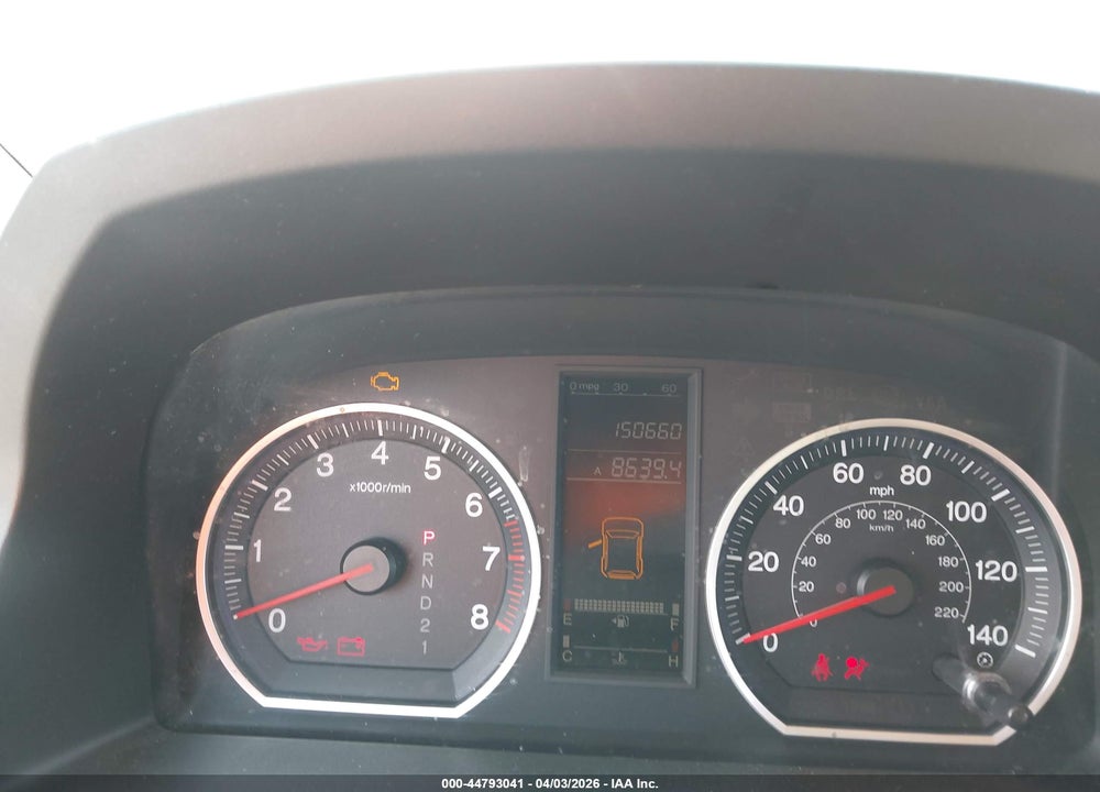 2008 HONDA CR-V LX VIN: 5J6RE38388L009316