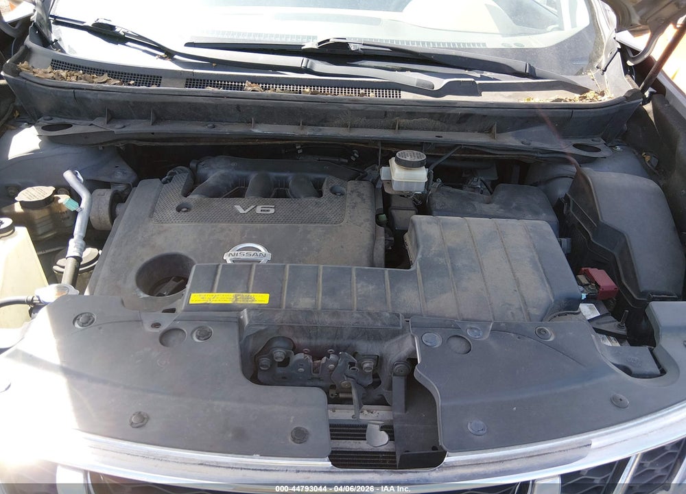 2011 NISSAN MURANO S VIN: JN8AZ1MW7BW161917