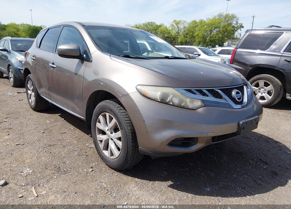 2011 NISSAN MURANO S VIN: JN8AZ1MW7BW161917