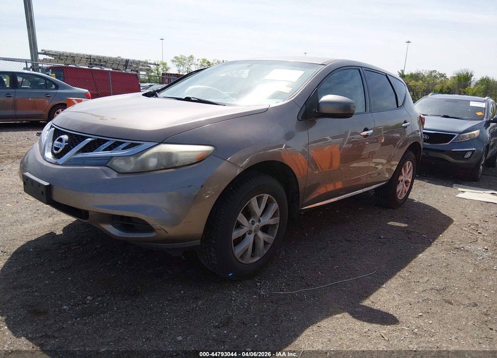 2011 NISSAN MURANO S VIN: JN8AZ1MW7BW161917