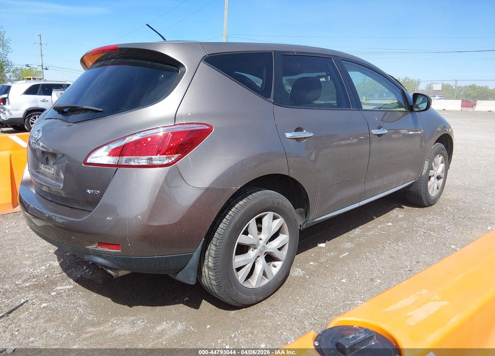 2011 NISSAN MURANO S VIN: JN8AZ1MW7BW161917