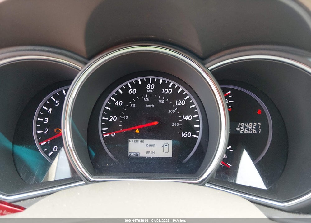 2011 NISSAN MURANO S VIN: JN8AZ1MW7BW161917