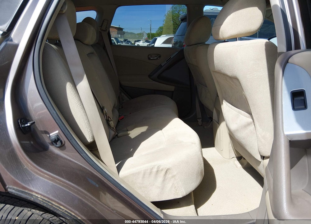 2011 NISSAN MURANO S VIN: JN8AZ1MW7BW161917