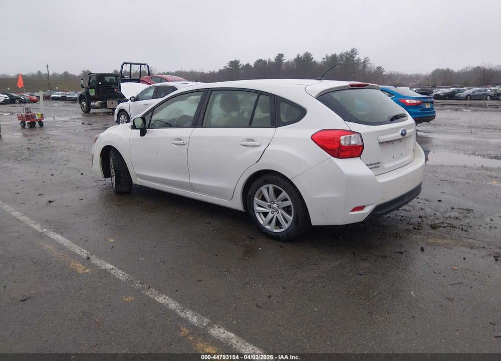 2015 SUBARU IMPREZA 2.0I PREMIUM VIN: JF1GPAC68FH259061