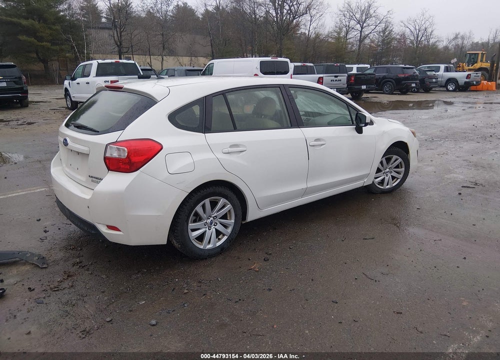 2015 SUBARU IMPREZA 2.0I PREMIUM VIN: JF1GPAC68FH259061