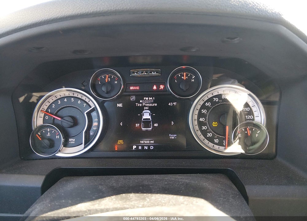 2016 RAM 1500 BIG HORN VIN: 3C6RR7LT5GG262590