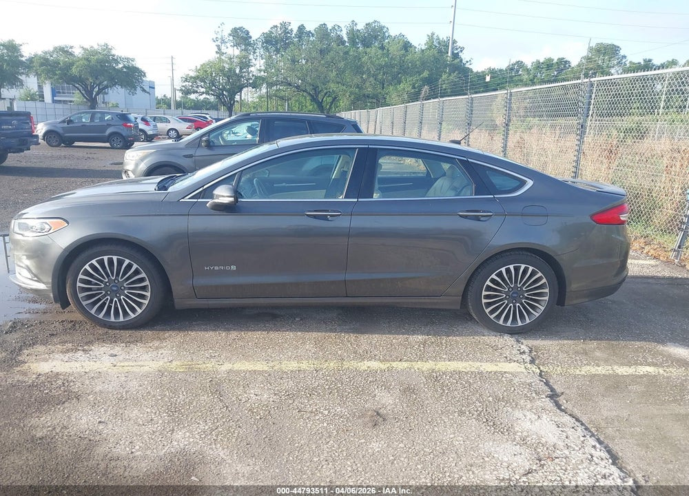 2018 FORD FUSION HYBRID TITANIUM VIN: 3FA6P0RU2JR206360