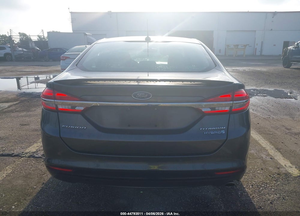 2018 FORD FUSION HYBRID TITANIUM VIN: 3FA6P0RU2JR206360