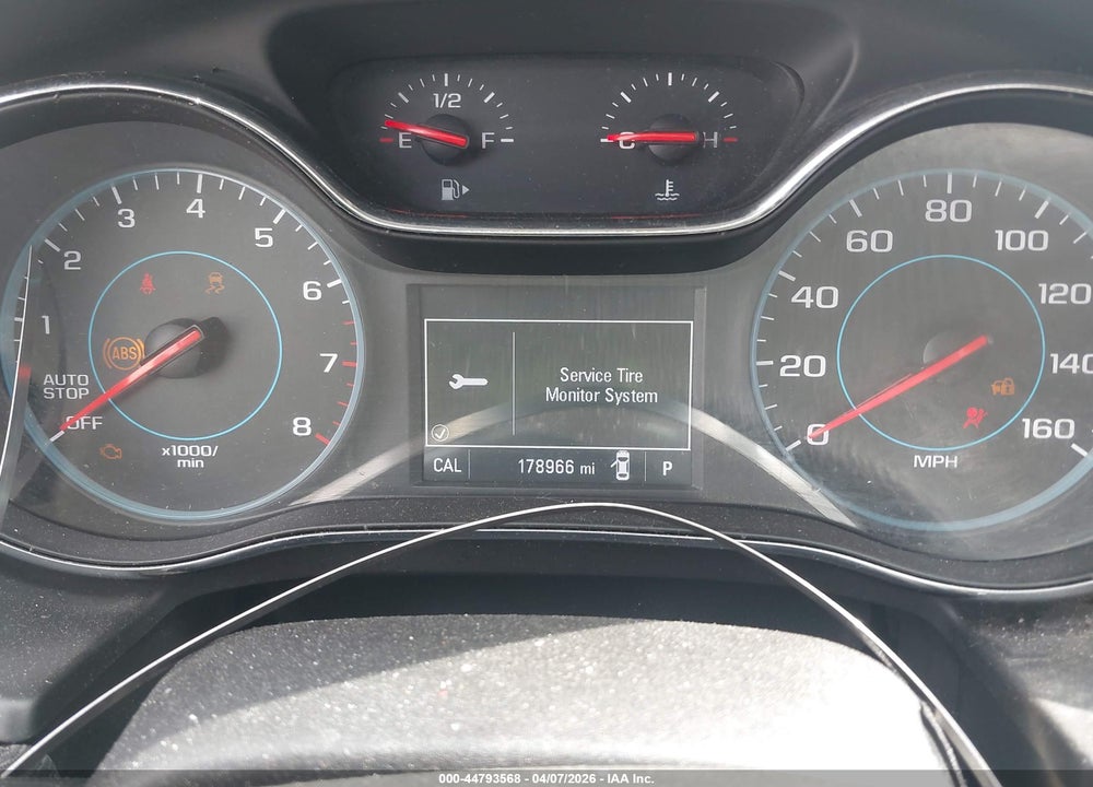 2017 CHEVROLET CRUZE LT AUTO VIN: 1G1BE5SM2H7101219