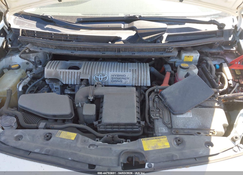 2011 TOYOTA PRIUS TWO VIN: JTDKN3DU2B0254031